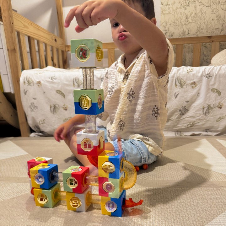 WOOPIE Tor Kulkowy Kulodrom - Zestaw Konstrukcyjny Klocki 3D
