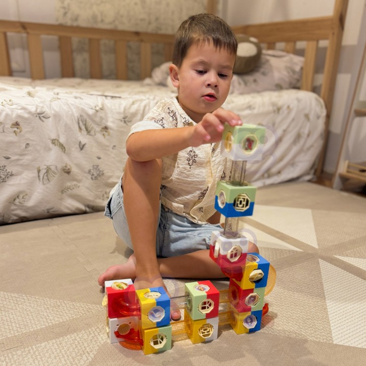 WOOPIE Marble Track - 3D Blocks Construction Set