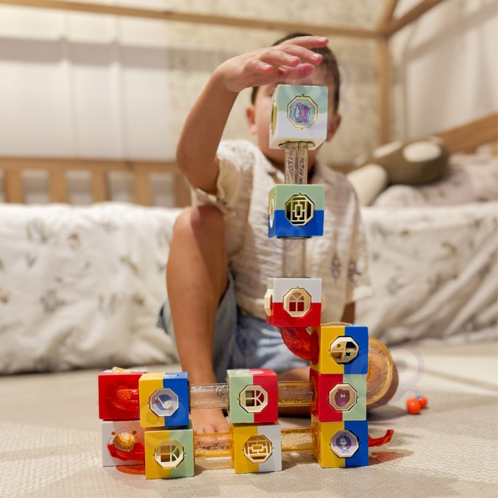 WOOPIE Marble Track - 3D Blocks Construction Set
