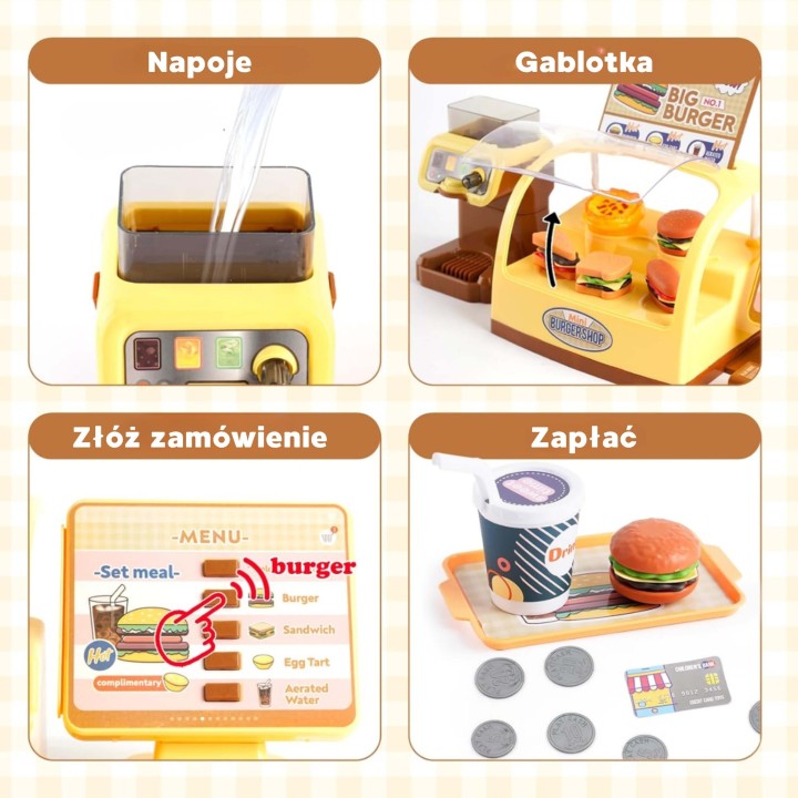 BIG BURGER - Mini Burger Shop w WOOPIE | Najlepsze Fast Food