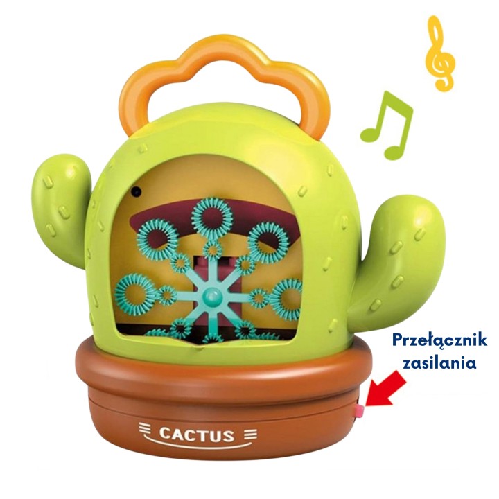 WOOPIE Bubble Machine Cactus Light Music