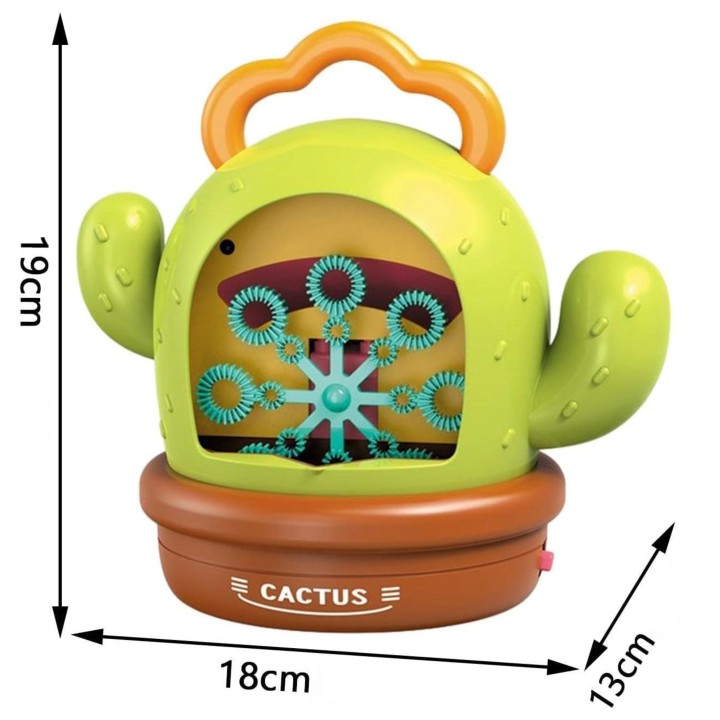 WOOPIE Bubble Machine Cactus Light Music