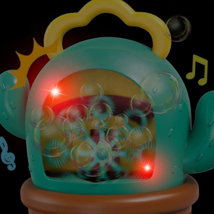 WOOPIE Bubble Machine Cactus Light Music