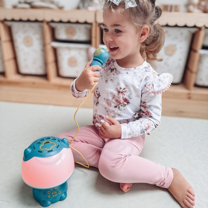 Lampka RGB z Głośnikiem Bluetooth - WOOPIE Turkusowa