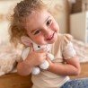 WOOPIE Interactive Bunny Plush Toy with Carrot White