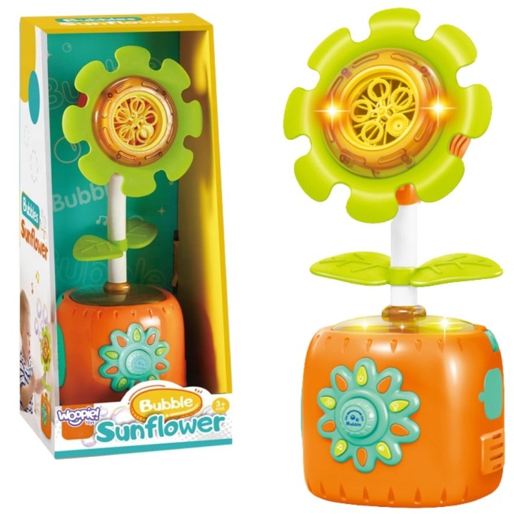 Interactive Sunflower WOOPIE - Soap Bubble Machine