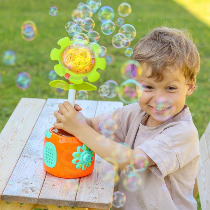 Interactive Sunflower WOOPIE - Soap Bubble Machine