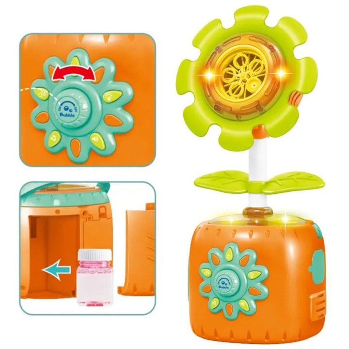 Interactive Sunflower WOOPIE - Soap Bubble Machine