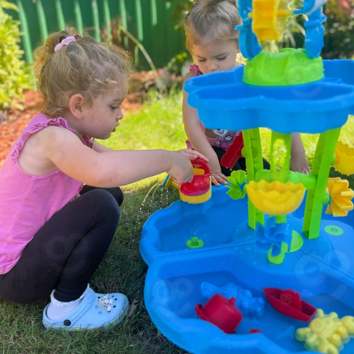 WOOPIE Water Table 2 in 1: Sandbox and Fountain XXL with Dolphin