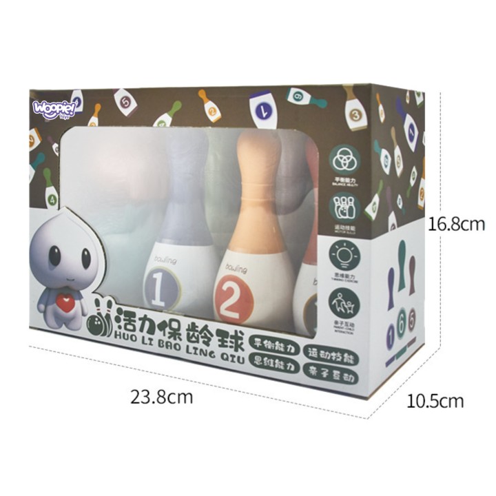 Woopie Bowling Skill Game Set for Kids