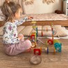 WOOPIE Magnetic Construction Blocks 3D Educational Set Ball Track 113 pcs.