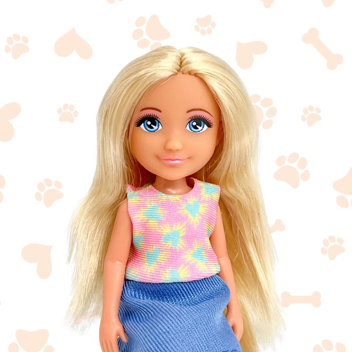 Ankiki Babysitter Doll and 3 Puppies Set - Perfect Gift WOOPIE