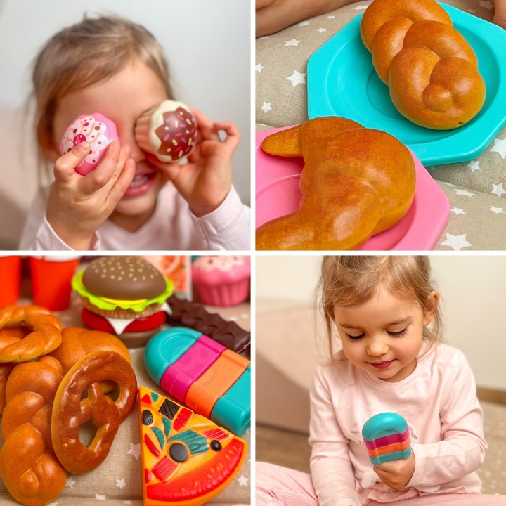 Sweets and Desserts Set 40 pcs WOOPIE - Perfect for Playing Cafe