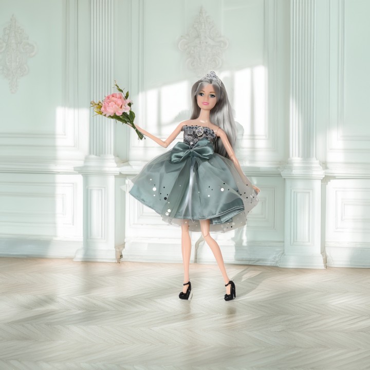 Emily doll in an elegant dress with a bow – WOOPIE ROYAL style and class