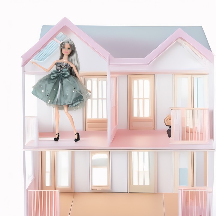Emily doll in an elegant dress with a bow – WOOPIE ROYAL style and class