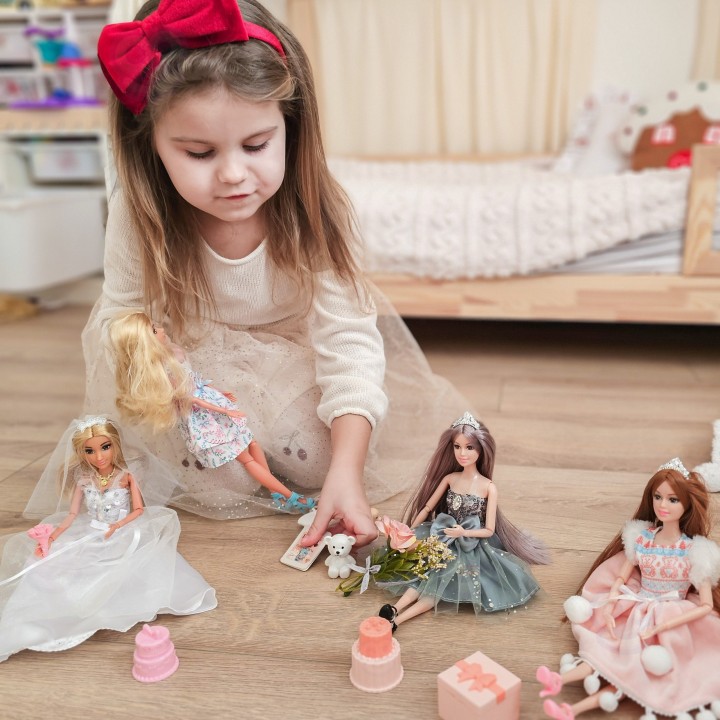 Emily doll in an elegant dress with a bow – WOOPIE ROYAL style and class