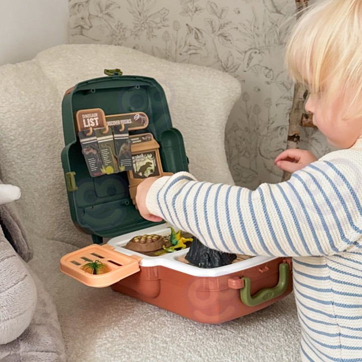 Dinosaur World Woopie Set - Dinosaur Suitcase Educational Toy