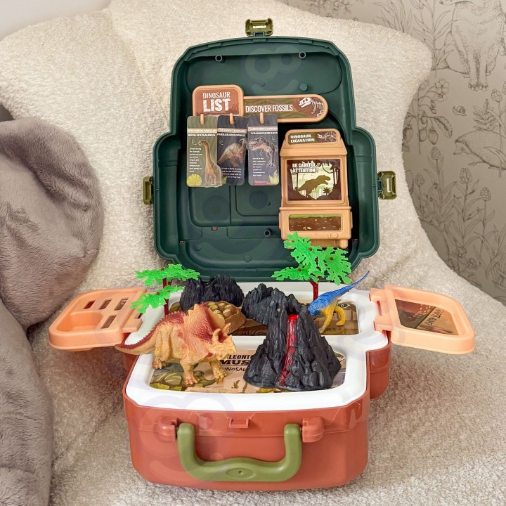 Dinosaur World Woopie Set - Dinosaur Suitcase Educational Toy