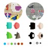 MASTERKIDZ Geometric Board Elements 256 pcs