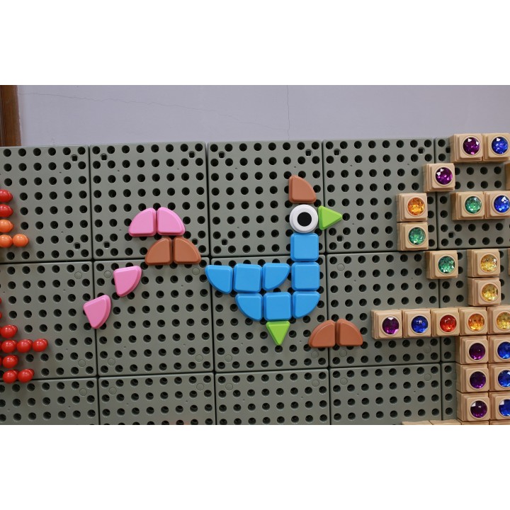 MASTERKIDZ Geometric Board Elements 256 pcs - Creative Learning
