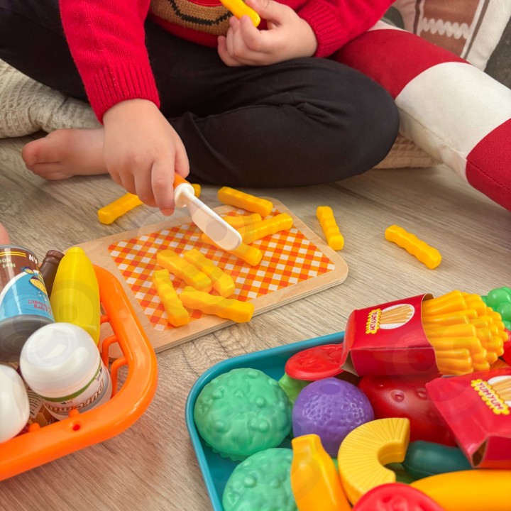 WOOPIE Vegetables and Fruits Kitchen Set 120 pcs - Perfect for you!