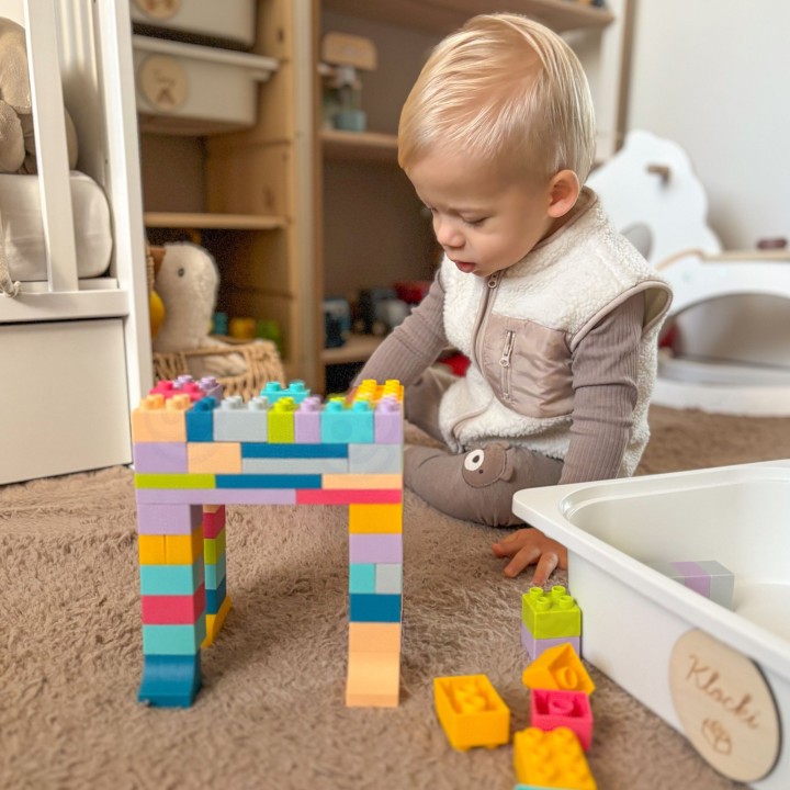 Soft Blocks 99-piece Woopie - a colorful educational set for children