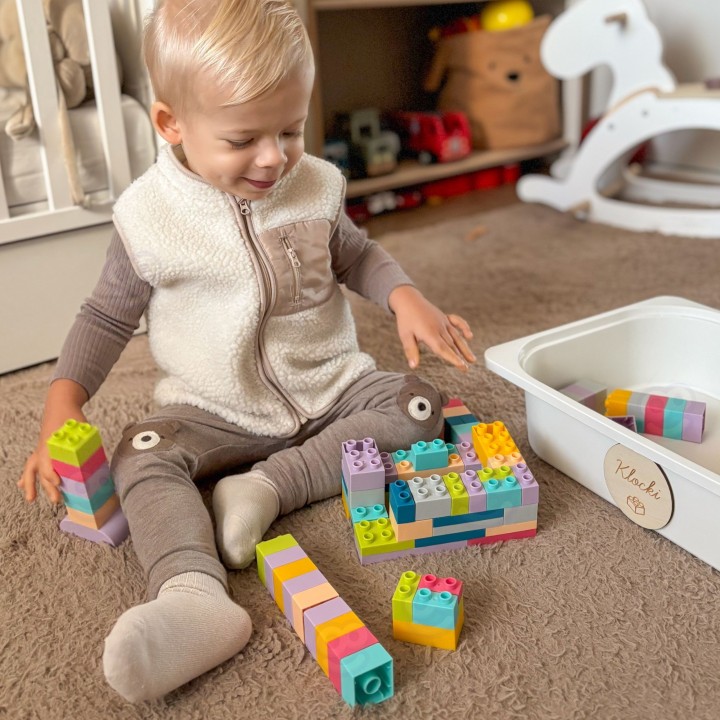 Soft Blocks 99-piece Woopie - a colorful educational set for children