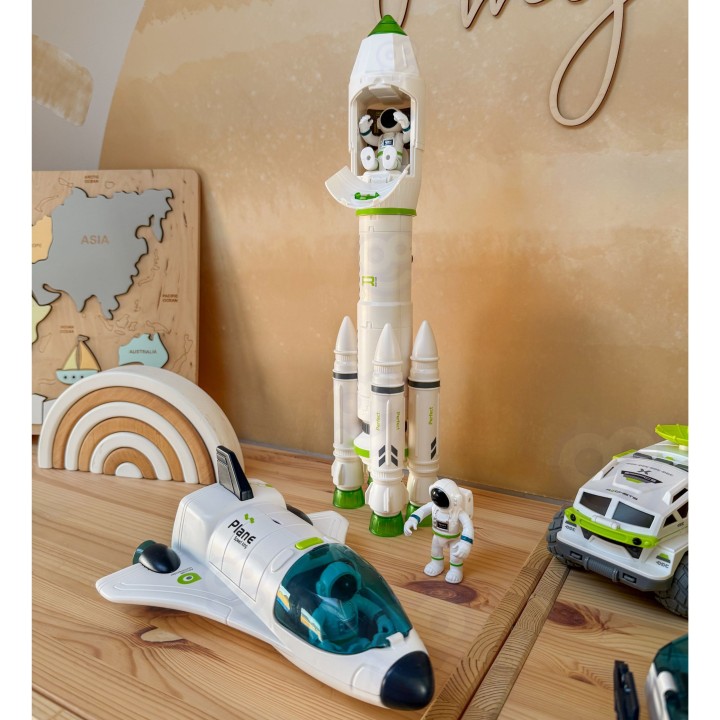 Woopie Space Shuttle and Rover Set with Sound and Lights
