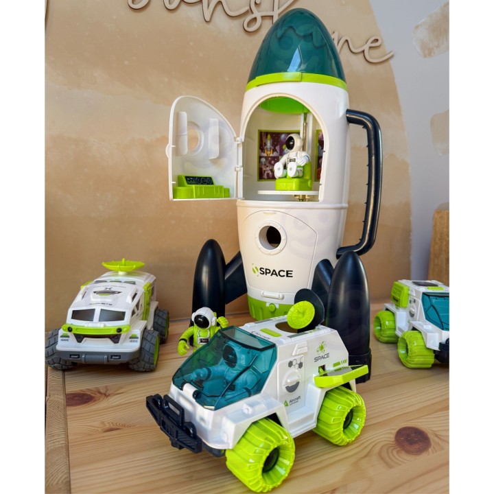 Space Rover with an Astronaut Figure - Woopie Interactive Toy
