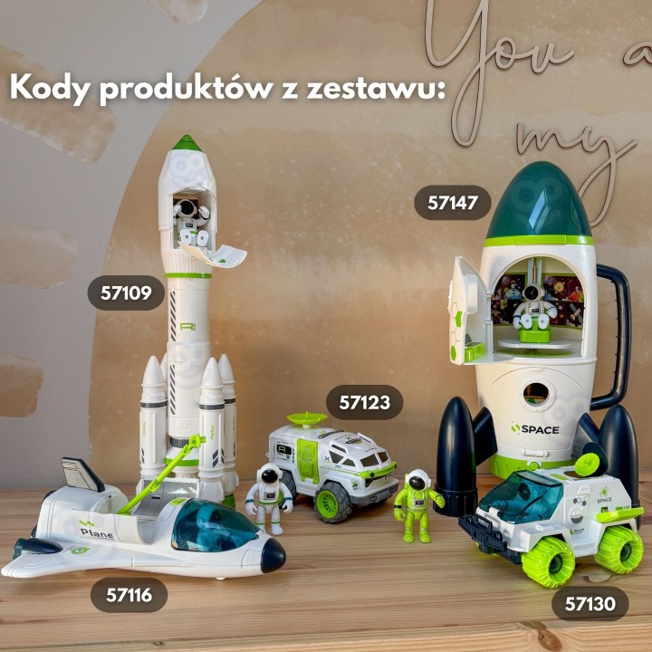 Space Rover with an Astronaut Figure - Woopie Interactive Toy