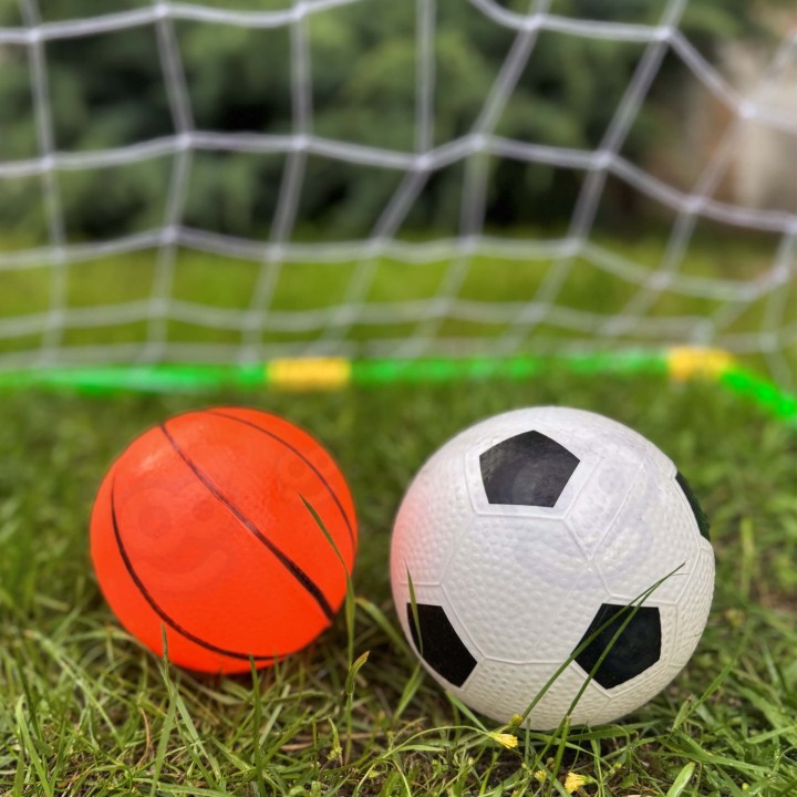 Zestaw Sportowy 2w1 Bramka i Koszykówka WOOPIE - Dla Dzieci