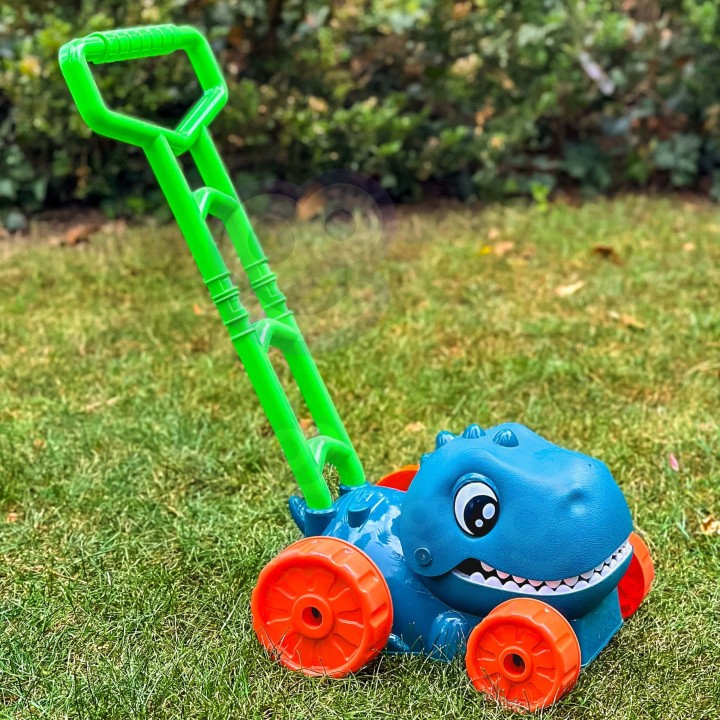 WOOPIE Kosiarka Ogrodowa Dinozaur z Bańkami Mydlanymi + Płyn