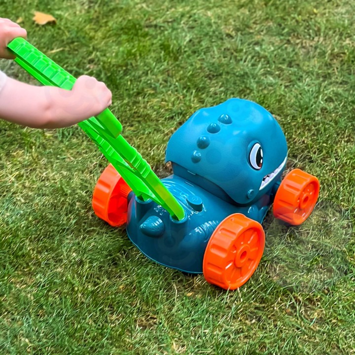 WOOPIE Kosiarka Ogrodowa Dinozaur z Bańkami Mydlanymi + Płyn