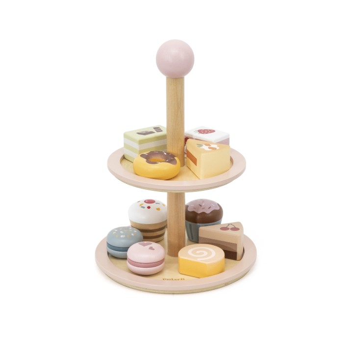 Viga Wooden Cake Stand - cafe fun and development