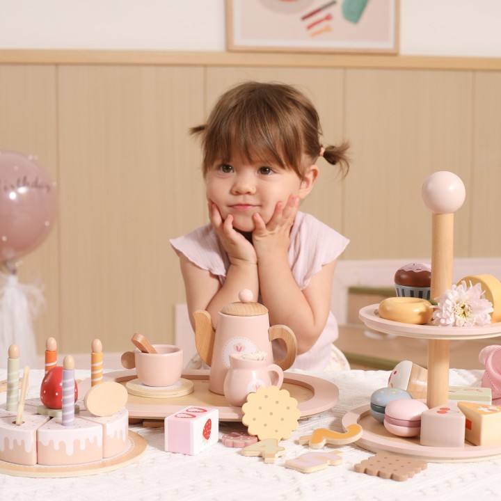 Viga Wooden Cake Stand - cafe fun and development