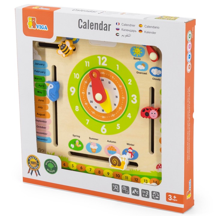 VIGA Educational Calendar - Learning English for Children