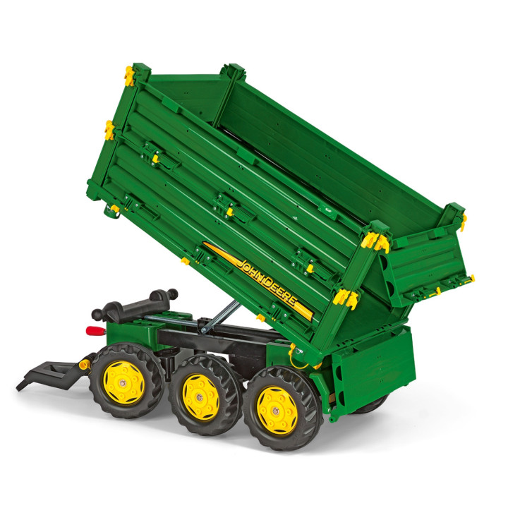 Rolly Toys rollyMulti Trailer - Rolly Multi John Deere 3-axle dump trailer