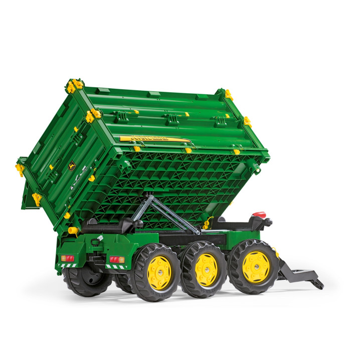 Rolly Toys rollyMulti Trailer - Rolly Multi John Deere 3-axle dump trailer