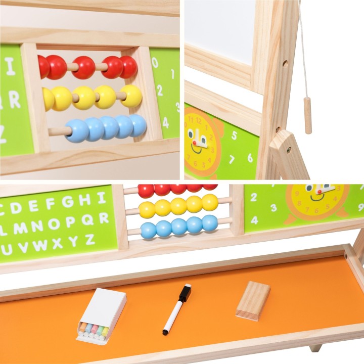 Wooden educational board for children - creative learning and fun with Viga
