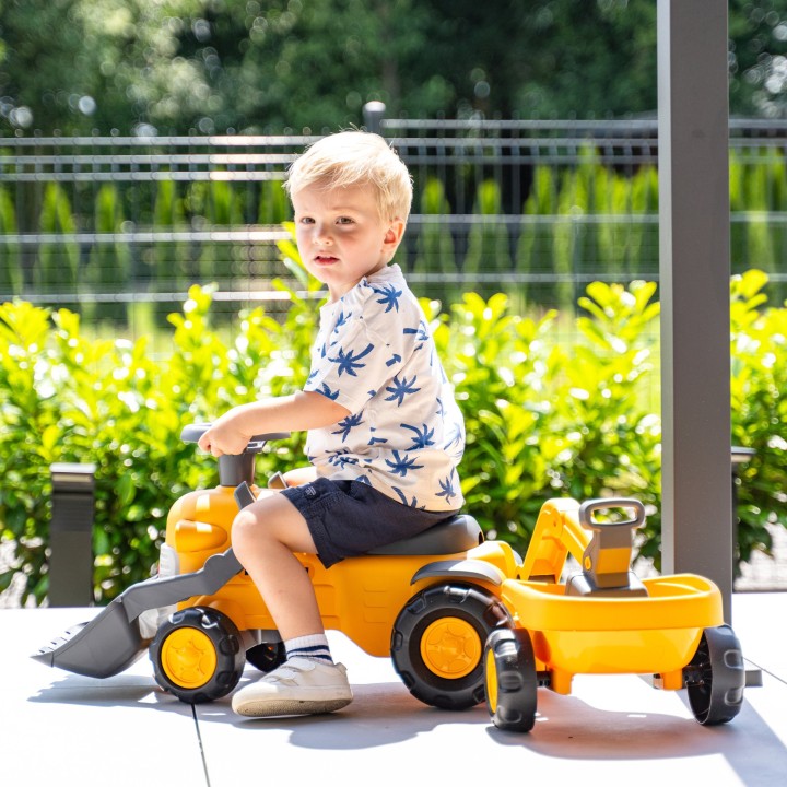 Komatsu Ride-on Tractor with Excavator and Trailer Eco Recycling