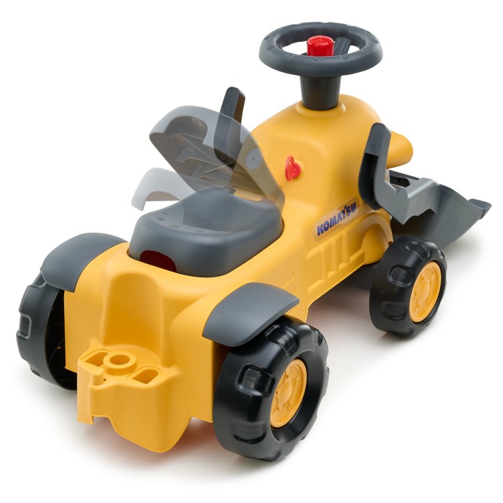 Jeździk Traktor Komatsu z Koparką i Przyczepą Eko Recykling
