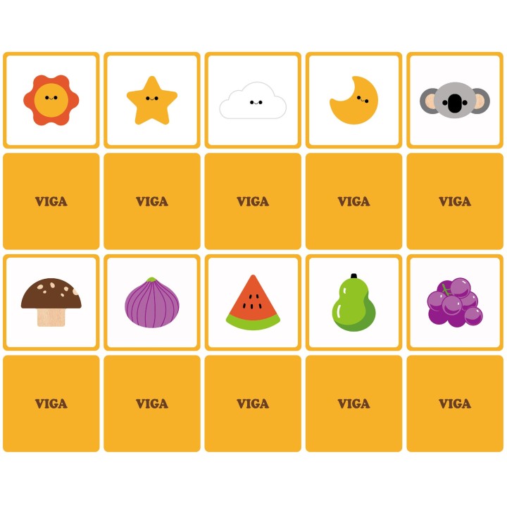 Wooden blocks "Blind Game" - fun and learning for children from Viga