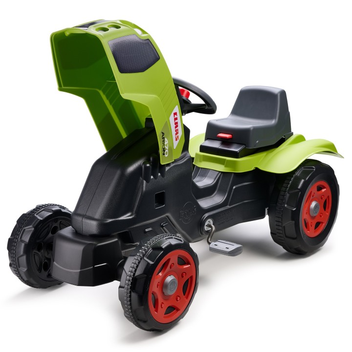 FALK Claas Arion 470 Pedal Tractor with Trailer and Bonnet 2-6 Years