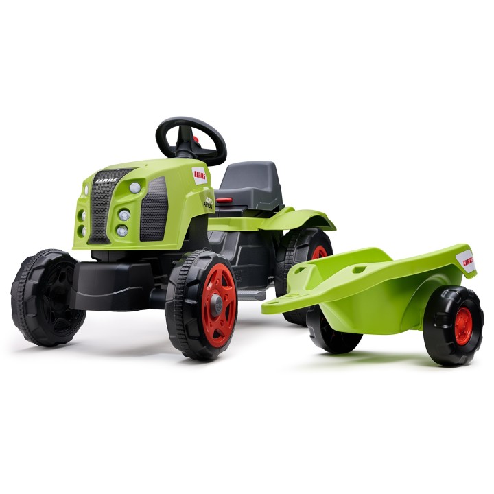 FALK Claas Arion 470 Pedal Tractor with Trailer and Bonnet 2-6 Years