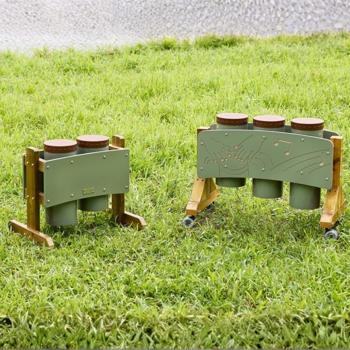 Conga Drums Garden Instrument Masterkidz - Rhythmic Child's Fun