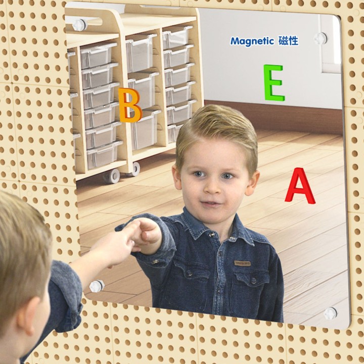 Masterkidz Magnetic Mirror - Sensory Board and Learning for Children