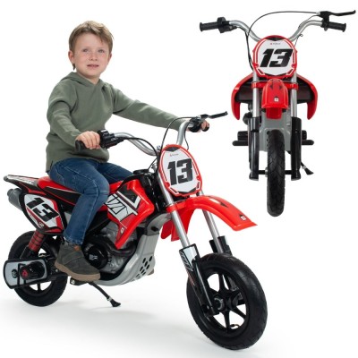 Motor Crossowy Elektryczny 24V dla Dzieci Czerwony Akumulator - Injusa