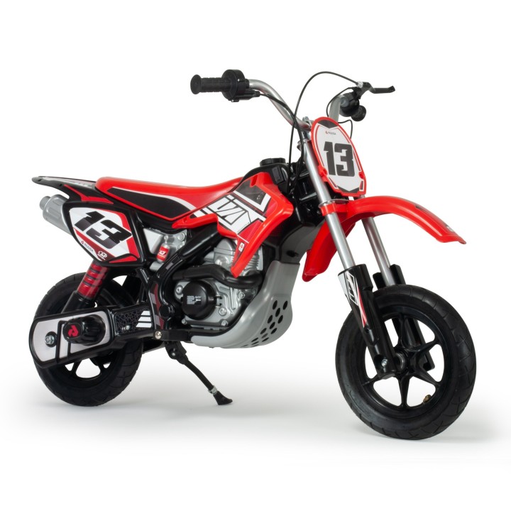 Motor Crossowy Elektryczny 24V dla Dzieci Czerwony Akumulator - Injusa
