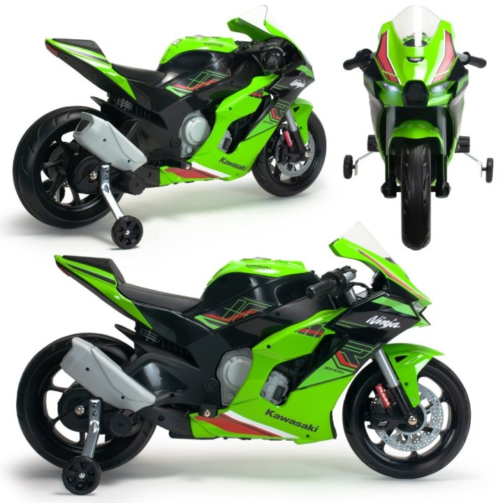 Motor Kawasaki Ninja ZX R10 12V Injusa - Sportowy ścigacz dla dzieci!