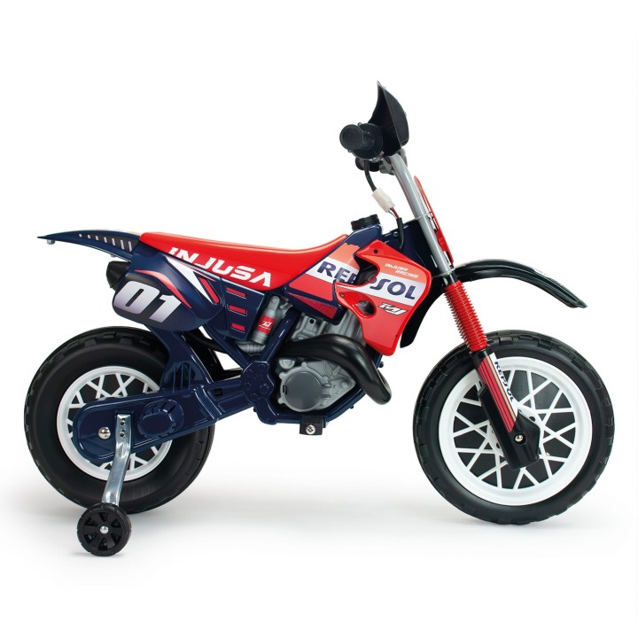 Repsol 6V Battery-powered Injusa Kids Motorbike - Racing Cross Style